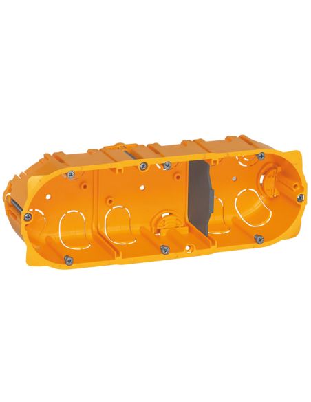 L080053 3 vietų dėžutė į gipsą Legrand 080053 (50mm) iš UAB SINTAS