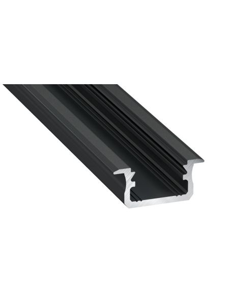 LUMPROFB3MB Aliuminis profilis Lumines LED juostoms (juodas, anoduotas, 3m) iš UAB SINTAS