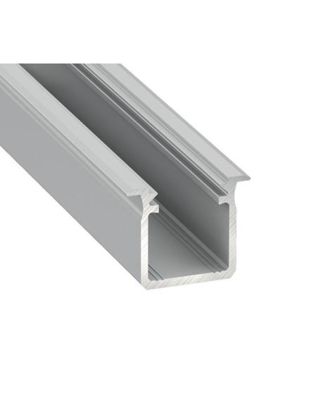 LUMPROFG2MS Aliuminis įleidžiamas profilis Lumines LED juostoms (pilkas, pagilintas, 2m) iš UAB SINTAS