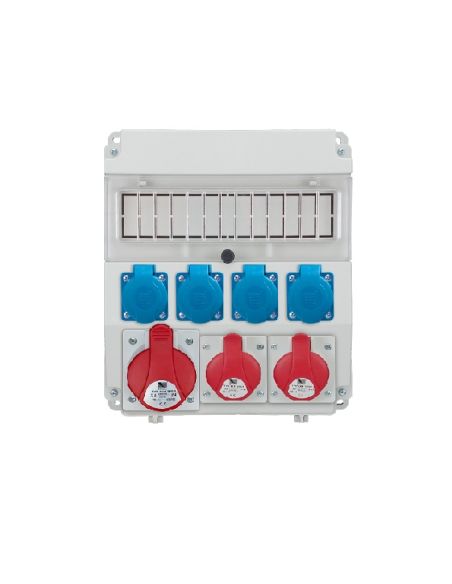 PAWBRBOX3204S PawBol 18.320-4-S R-BOX LUX-320 plastikinis skydelis 13 mod+ (4x16A/250V 1x32A/5P 2x16A/5P) iš UAB SINTAS