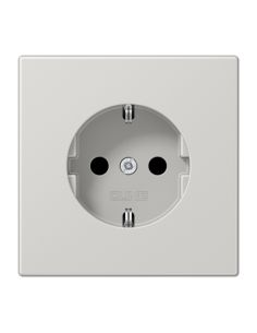 JUNGLS1520LG Kištukinis lizdas su įžeminimu JUNG LS1520LG (pilkas, 16A/250V) iš UAB SINTAS