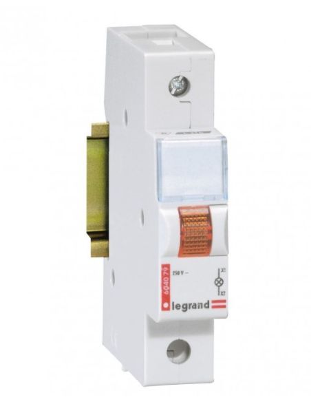 LINDIKATORLEDORAN LED indikatorius ant DIN Legrand 604079 (oranžinis, 230V, TX3 1 mod.) iš UAB SINTAS
