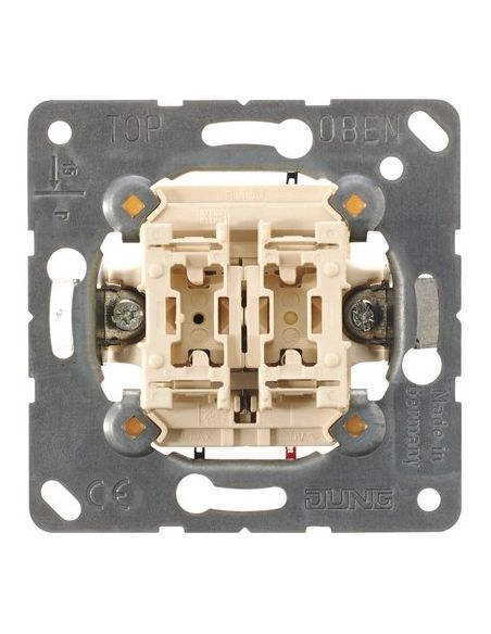 JUNG539VU 1 kl. mygtuko mechanizmas žaliuzėms JUNG 539VU (10A/250V) iš UAB SINTAS