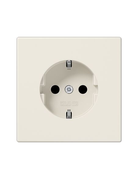 JUNGLS1520 Kištukinis lizdas su įžeminimu JUNG LS1520 (dramblio kaulo spalvos, 16A/250V) iš UAB SINTAS