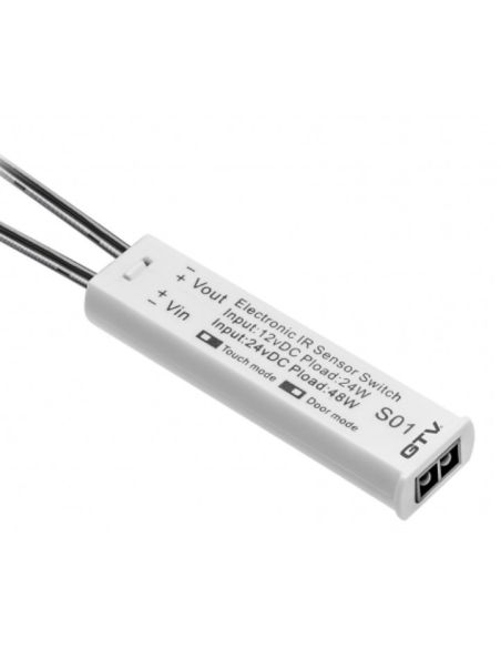GTVAEWBBUNI10DIM Bekontaktis jungiklis LED juostoms GTV AE-WBBUNI-10DIM (baltas, 12V) iš UAB SINTAS