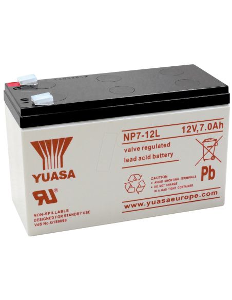 AY712L Akumuliatorius Yuasa (7Ah, 12V, F2, VRLA) iš UAB SINTAS