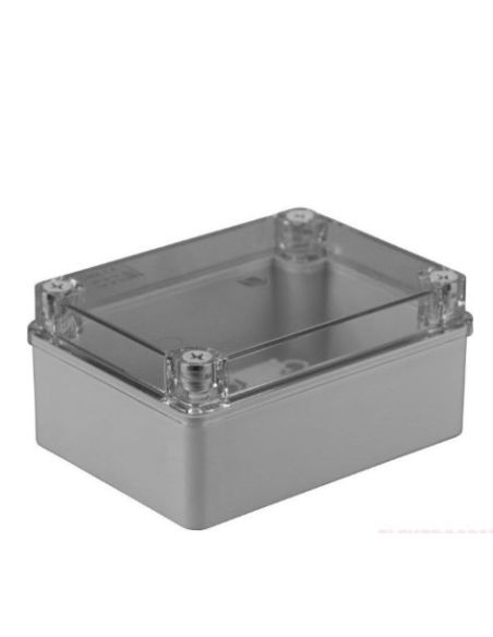 PAWSBOX306P Hermetinė dėžutė skaidriu dangteliu Pawbol S-BOX 306-P (pilka, 150x110x70) iš UAB SINTAS