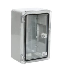 N200X300X130SKAID Plastikinė dėžė skaidriomis durelėmis 200x300x130 Plastim PP3011 iš UAB SINTAS