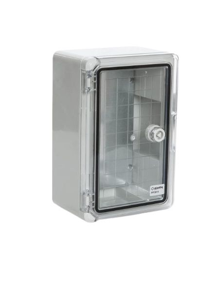 N200X300X130SKAID Plastikinė dėžė skaidriomis durelėmis 200x300x130 Plastim PP3011 iš UAB SINTAS