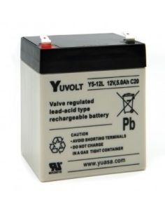 AY512F2 Akumuliatorius YUASA Yuvolt (5Ah, 12V, F2, VRLA) iš UAB SINTAS