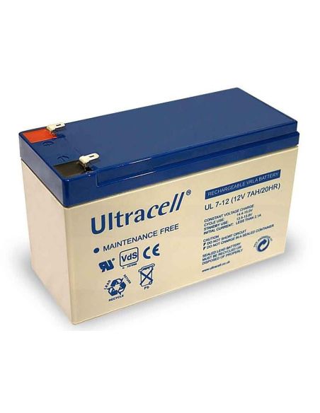 AU7/12 Akumuliatorius Ultracell UL7-12 (7Ah, 12V) iš UAB SINTAS