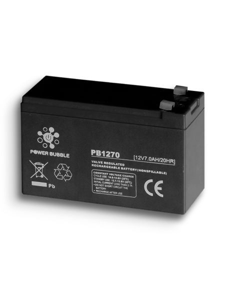 AP7/12 Akumuliatorius Power Bubble PB1207 (7Ah, 12V) iš UAB SINTAS