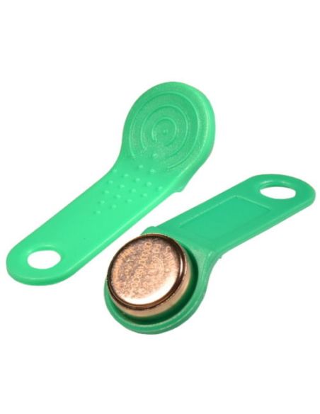 PSPCD-1990AZ Žalias dallas raktas iButton DS1990A-F5 su laikikliu iš UAB SINTAS