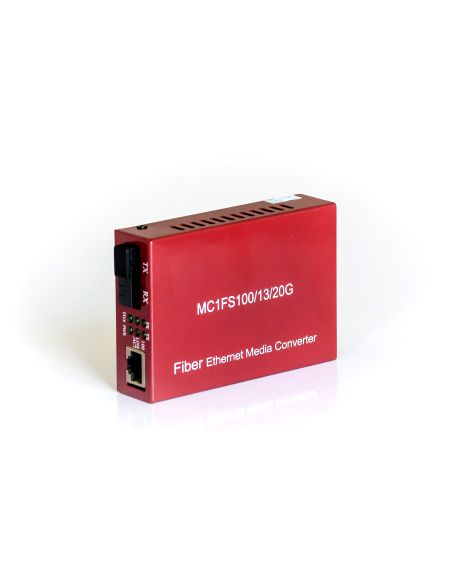 OPTSC10100SMMTX1510 Optinis keitiklis SM 10/100M WDM MC1FS100/13/20G RX1310 iš UAB SINTAS