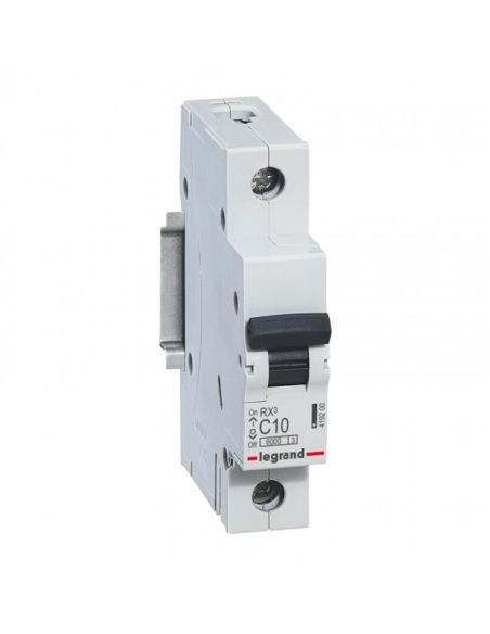 LAUTOMAT1P10AC Automatinis jungiklis MCB RX3 Legrand 419200 (10A, 1P, 230V, 6kA) iš UAB SINTAS