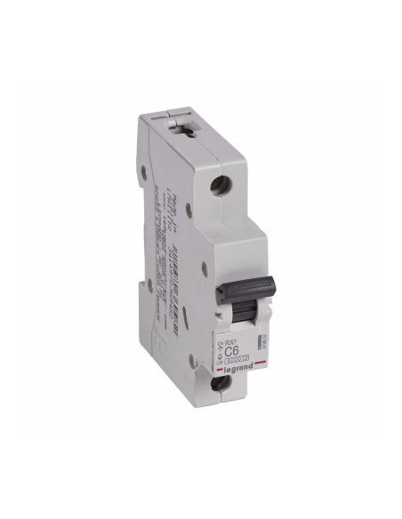 LAUTOMAT1P6AC Automatinis jungiklis MCB RX3 Legrand 419199 (6A, 1P, 230V, 6kA) iš UAB SINTAS