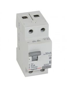 LRELE2P63A Srovės nuotekio relė RCD RX Legrand 402026 (AC, 63A, 2P, 30mA, 230V) iš UAB SINTAS