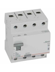 LRELE4P25A Srovės nuotekio relė RCD RX Legrand 402062 (AC, 25A, 4P, 30mA, 400V) iš UAB SINTAS