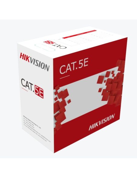 KRUTP5LHIK Kabelis ryšio Hik-vision UTP 5E DS-1LN5EO-UU/E  (Gysla-0.50mm, ritė 305m, lauko, juodas) iš UAB SINTAS