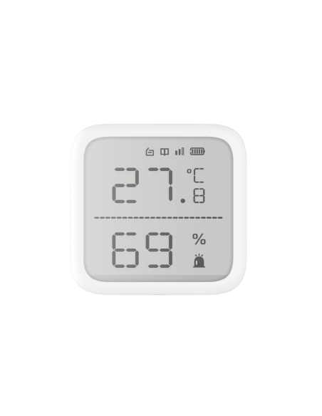 DSPDTPHEWE Hikvision temperatūros ir drėgmės matuoklis DS-PDTPH-E-WE AX PRO iš UAB SINTAS