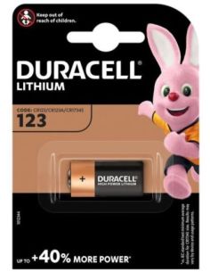 BATERIJACR123DUR Baterija Duracell Lithium CR123 (1 vnt.) iš UAB SINTAS