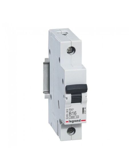 LAUTOMAT1P16AB Automatinis jungiklis MCB RX3 Legrand 419136 (16A, 1P, 230V, 6kA) iš UAB SINTAS