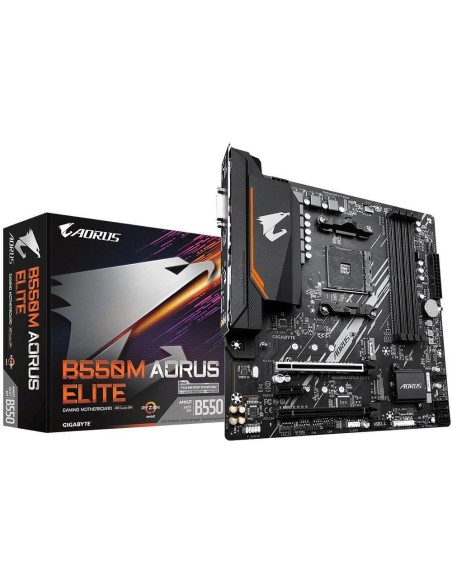 B550MAORUSELITE1.3 Mainboard|GIGABYTE|AMD B550|SAM4|Micro-ATX|Memory DDR4|Memory slots 4|1xPCI-Express 3.0 1x|1xPCI-Express 3.0 