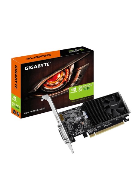 GV-N1030D4-2GL Graphics Card|GIGABYTE|NVIDIA GeForce GT 1030|2 GB|64 bit|PCIE 3.0 16x|GDDR4|Memory 2100 MHz|GPU 1177 MHz|Single 