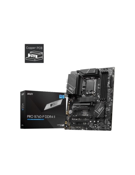 PROB760-PDDR4II Mainboard|MSI|Intel B760 Express|LGA1700|Memory DDR4|Memory slots 4|5xPCI-Express 5.0 16x|2xM.2|1xHDMI|1xDisplay