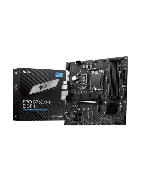 PROB760M-PDDR4 Mainboard|MSI|Intel B760 Express|LGA1700|Micro-ATX|Memory DDR4|Memory slots 4|2xPCI-Express 1x|1xPCI-Express 16x|
