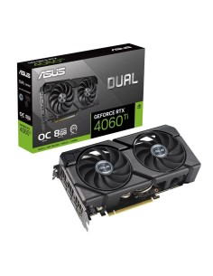 DUAL-RTX4060TI-O8G-EVO Graphics Card|ASUS|NVIDIA GeForce RTX 4060 Ti|8 GB|GDDR6|128 bit|PCIE 4.0 16x|GPU 2565 MHz|Dual Slot Fans