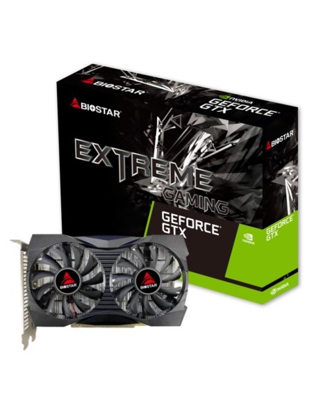 VN1055XF41 Graphics Card|BIOSTAR|NVIDIA GeForce GTX 1050|4 GB|GDDR5|128 bit|PCIE 4.0 16x|GPU 1354 MHz|Dual Slot Fansink|1xDVI-D|