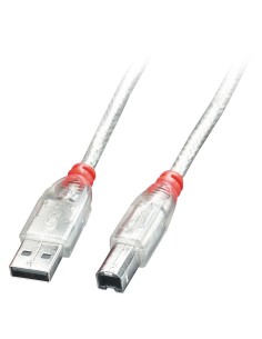 41750 CABLE USB2 A-B 0.2M/TRANSPARENT 41750 LINDY iš UAB SINTAS