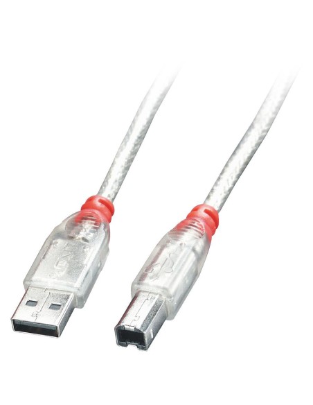 41750 CABLE USB2 A-B 0.2M/TRANSPARENT 41750 LINDY iš UAB SINTAS