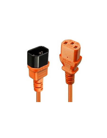 30475 CABLE POWER IEC EXTENSION 2M/ORANGE 30475 LINDY iš UAB SINTAS