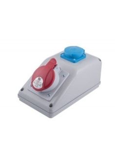 PAWBB3251S PawBol R-BOX 325/1-S plastikinis skydelis su kištukiniais lizdais (1x32A/250V) iš UAB SINTAS