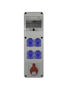 PAWBSLIM6S28S PawBol R-BOX B.SLIM-6S-28-S plastikinis skydelis su lizdais (4x16A/230V, 1x5P16A) iš UAB SINTAS