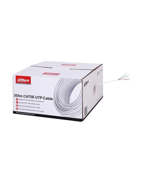 DH-PFM920I-5EU-C CABLE CAT5E UTP 305M WHITE/PFM920I-5EU-C DAHUA iš UAB SINTAS
