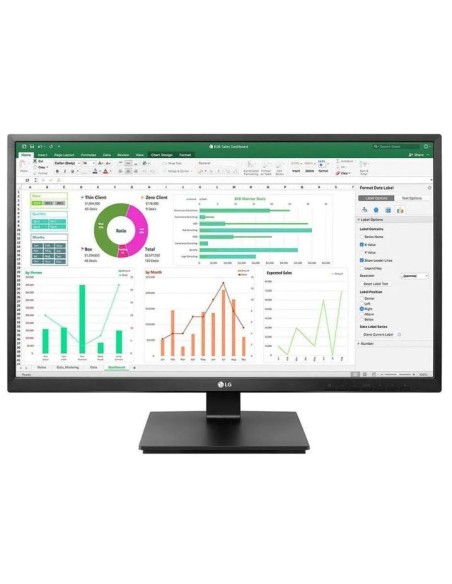 27BN55UP-B LCD Monitor|LG|27"|4K|Panel IPS|3840x2160|16:9|75Hz|Matte|5 ms|Speakers|Pivot|Height adjustable|Tilt|Colour Black|27B