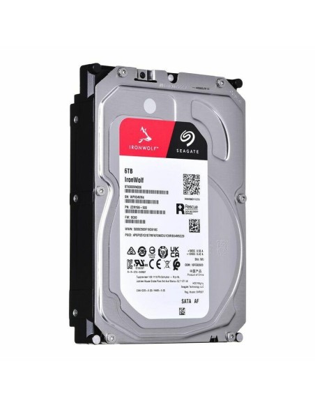 ST6000VN006 HDD|SEAGATE|IronWolf|6TB|SATA|256 MB|5400 rpm|Discs/Heads 4/8|3,5"|ST6000VN006 iš UAB SINTAS