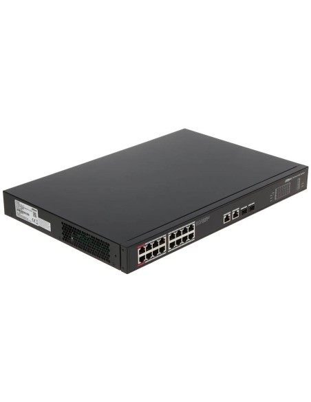 DH-PFS3220-16GT-240-V2 Switch|DAHUA|DH-PFS3220-16GT-240-V2|Type L2|Desktop/pedestal|2xSFP|PoE ports 16|240 Watts|DH-PFS3220-16GT