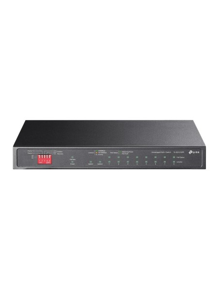 TL-SG1210PP Switch|TP-LINK|TL-SG1210PP|9x10Base-T / 100Base-TX / 1000Base-T|1x10/100/1000BASE-T/SFP combo|PoE+ ports 6|TL-SG1210