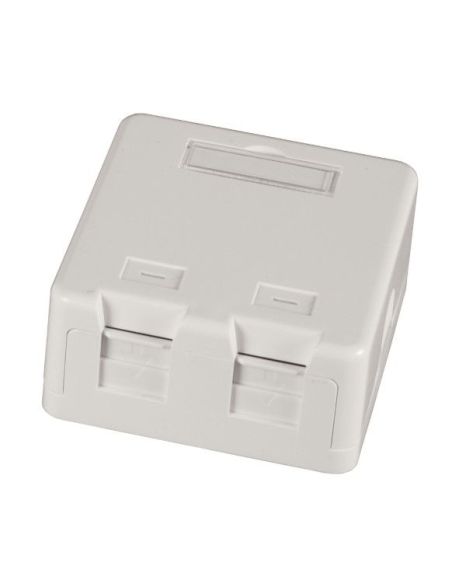 ELRKEYSTONE2PET25168 Virštinkinė dvivietė montavimo dėžutė EFB ET-25168 (2 x RJ45, balta) iš UAB SINTAS