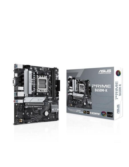 PRIMEB650M-K Mainboard|ASUS|AMD B650|SAM5|Micro-ATX|Memory DDR5|Memory slots 2|2xPCI-Express 4.0 1x|1xPCI-Express 4.0 16x|2xM.2|