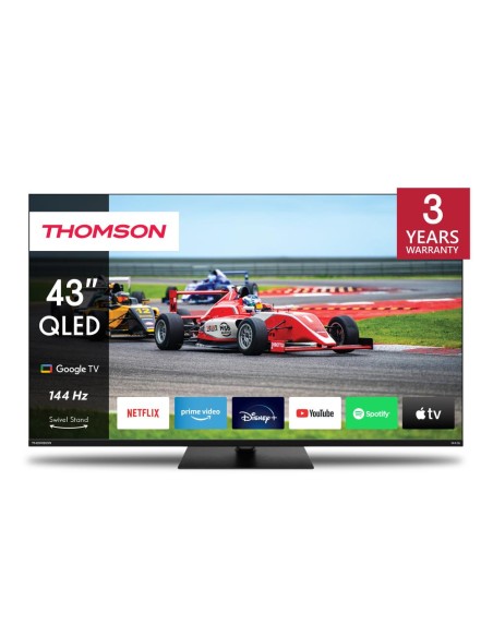 43QG7C14 TV Set|THOMSON|43"|4K/Smart|QLED|3840x2160|Wireless LAN|Bluetooth|Google TV|Black|43QG7C14 iš UAB SINTAS