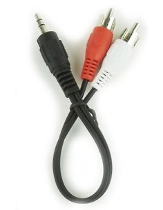CCA-458/0.2 CABLE AUDIO 3.5MM TO 2RCA 0.2M/CCA-458/0.2 GEMBIRD iš UAB SINTAS