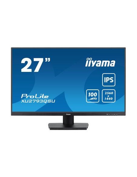 XU2793QSU-B6 LCD Monitor|IIYAMA|27"|Business|Panel IPS|2560x1440|16:9|100Hz|Matte|1 ms|Speakers|Tilt|Colour Black|XU2793QSU-B6 i