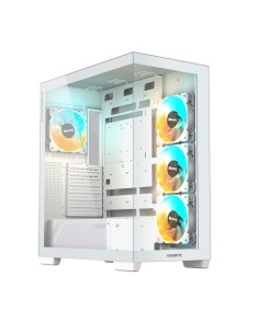 GB-C500PI ST Case|GIGABYTE|MidiTower|Case product features Transparent panel|ATX|MicroATX|MiniITX|Colour White|GB-C500PIST iš UA