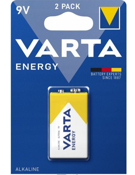 BATERIJA6LR619VVARTA Baterija VARTA Alkaline Energy 6LR61/6LF22/9V Krona (1 vnt.) iš UAB SINTAS
