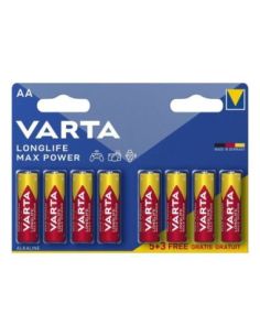 BATERIJALR6AAVARTA8 Baterija VARTA Alkaline Max Power LR6/AA (8 vnt.) iš UAB SINTAS